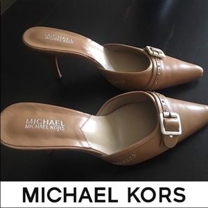 Micheal Kors Sexy Toffee Colored Heels/ NWOT Sz8😍